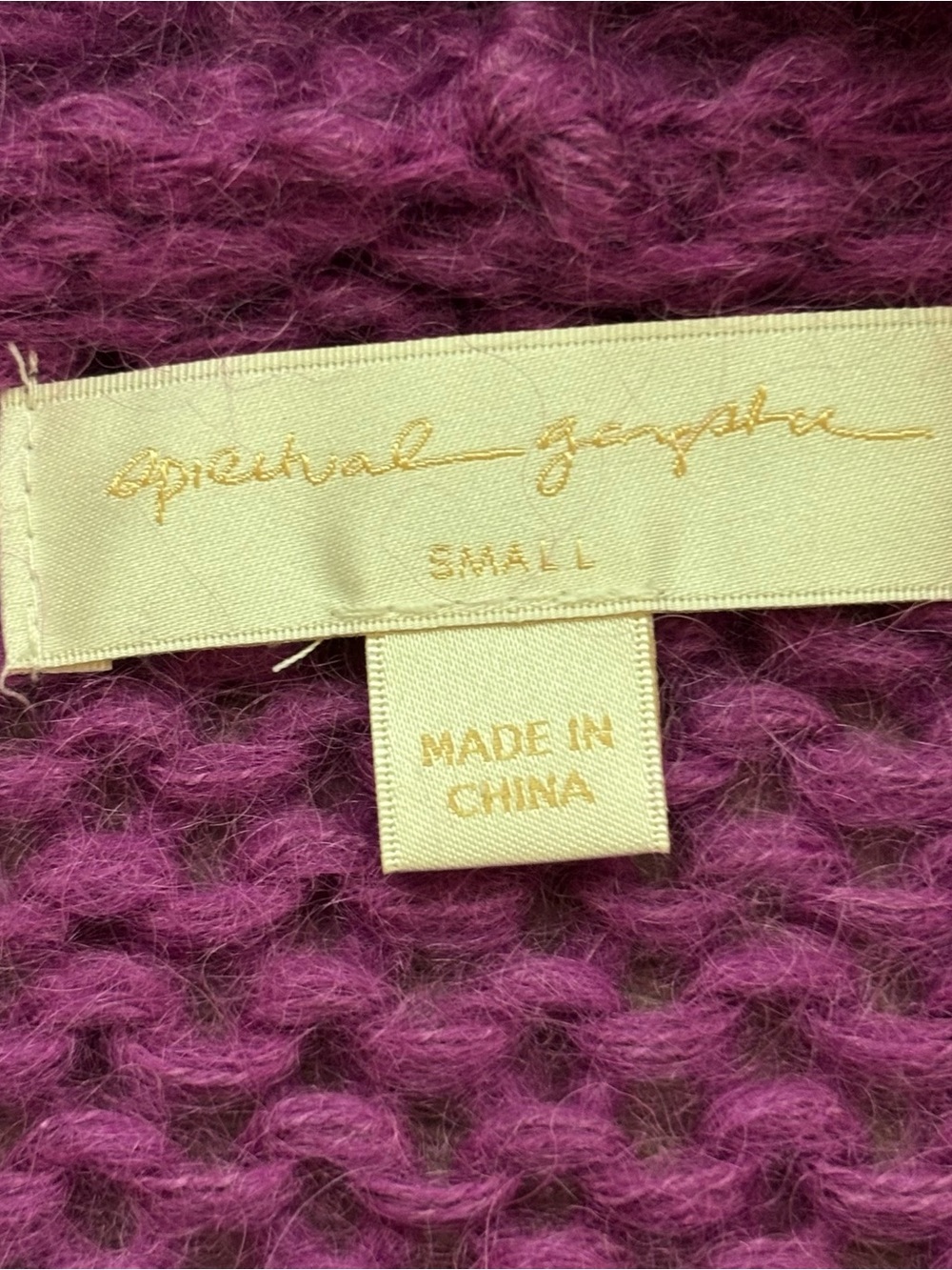 Spiritual Gangster Royce Cardigan NWT Small Purple Teal Navy Colorblock Sweater - Picture 6 of 11